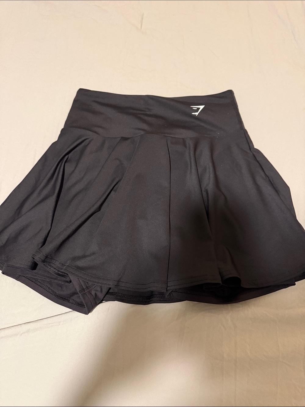 Gymshark Black Circle Skater Skirt with Logo